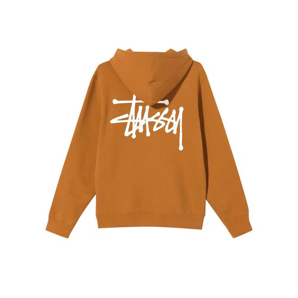Толстовки на молнии Stussy Basic Zip Hoodie 'Карамельный' 2