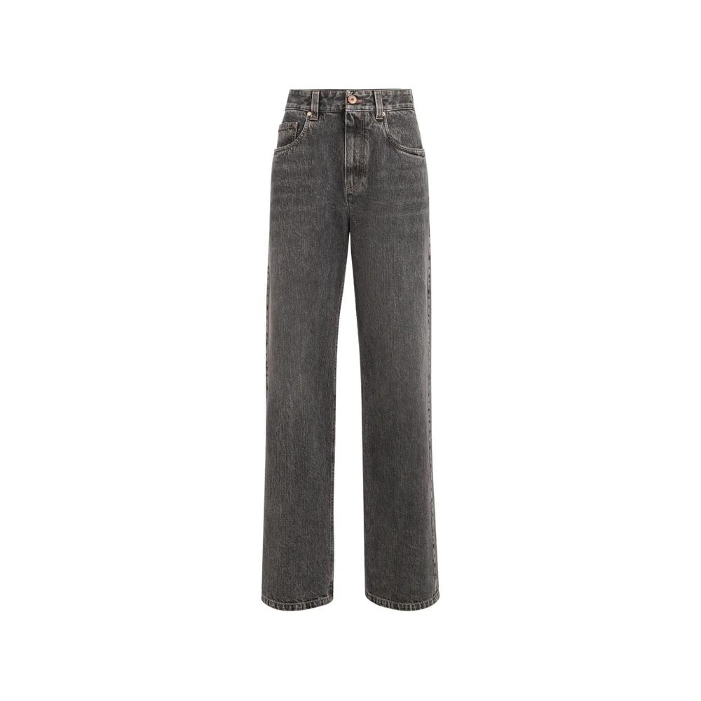 Джинсы authentic denim contemporary свободного кроя с декором monili 1