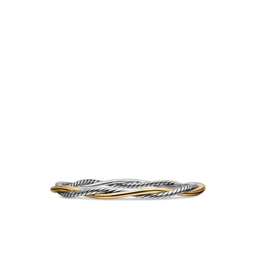 Браслет Petite Infinity из серебра и желтого золота (4.4 мм) 1