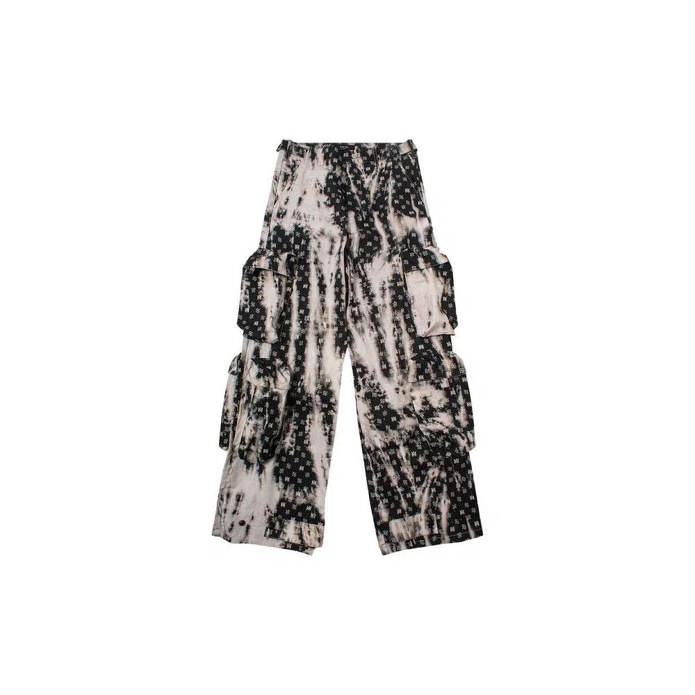 Брюки Amiri Bleached MA Paisley Utility Pant 'Black' 1