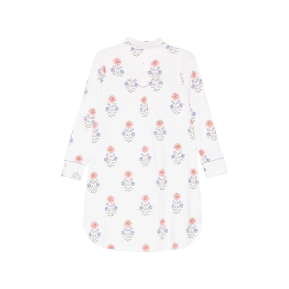 floral-print long-sleeve nightdress 2