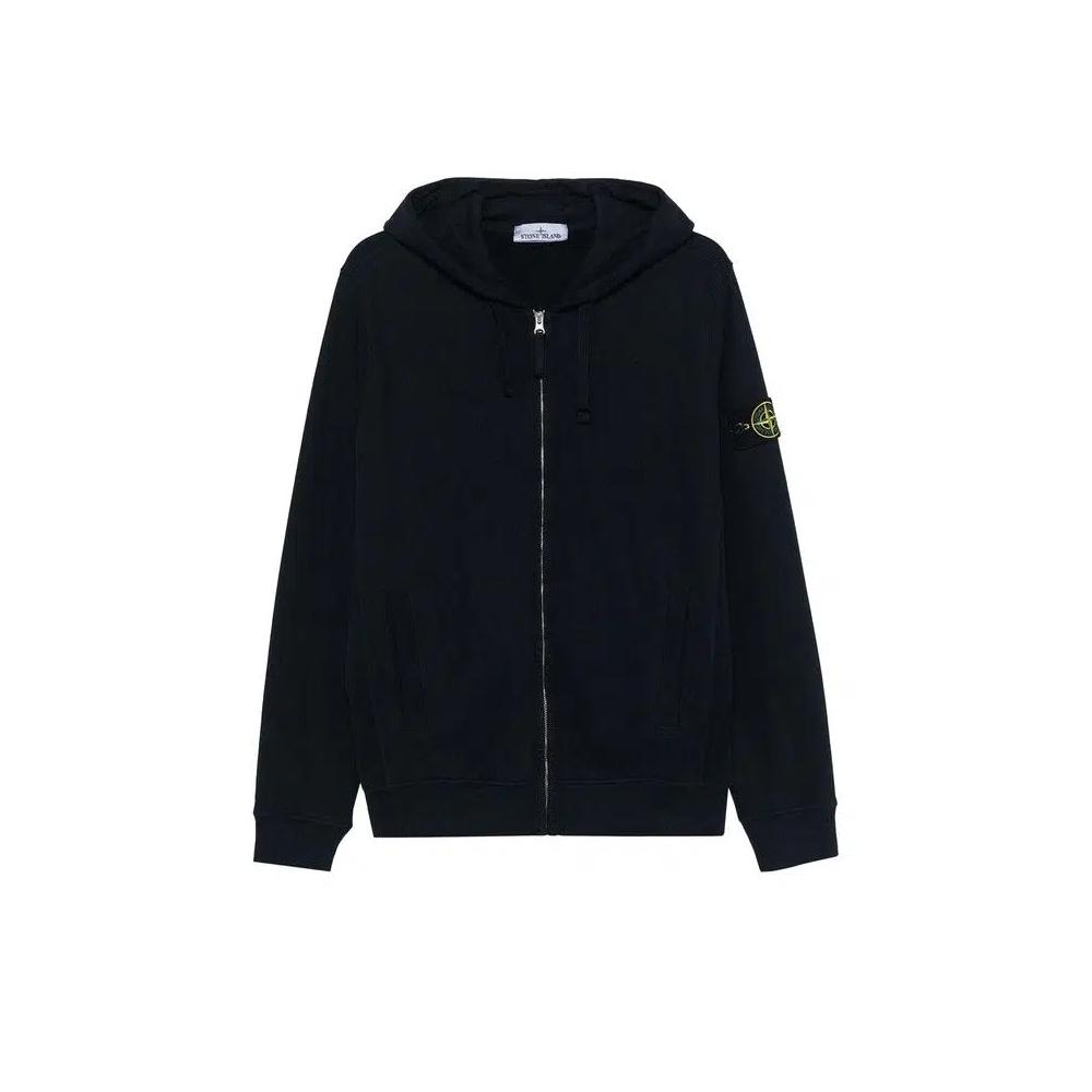 Толстовки на молнии Stone Island Dyed Zip Hoodie 'Navy Blue' 1