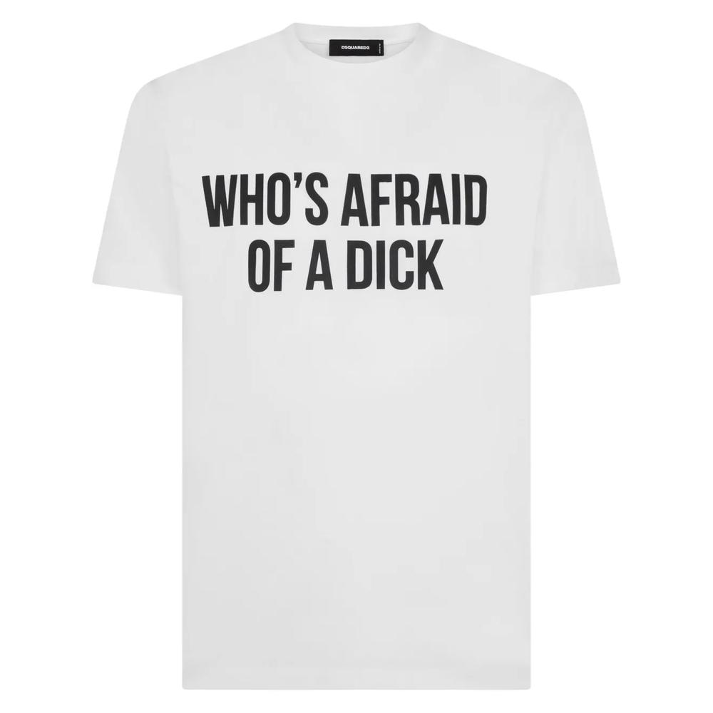 slogan-print cotton T-shirt 1