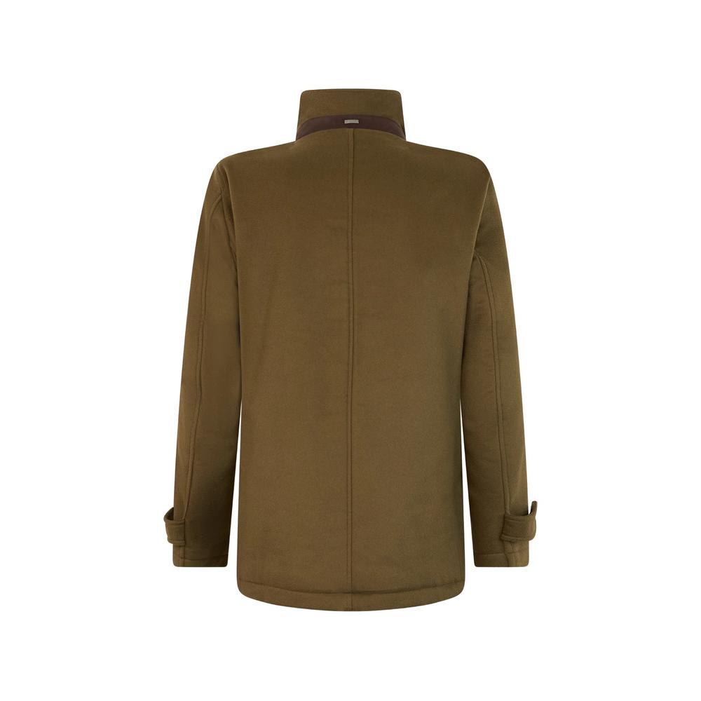 buttoned high-neck coat 2