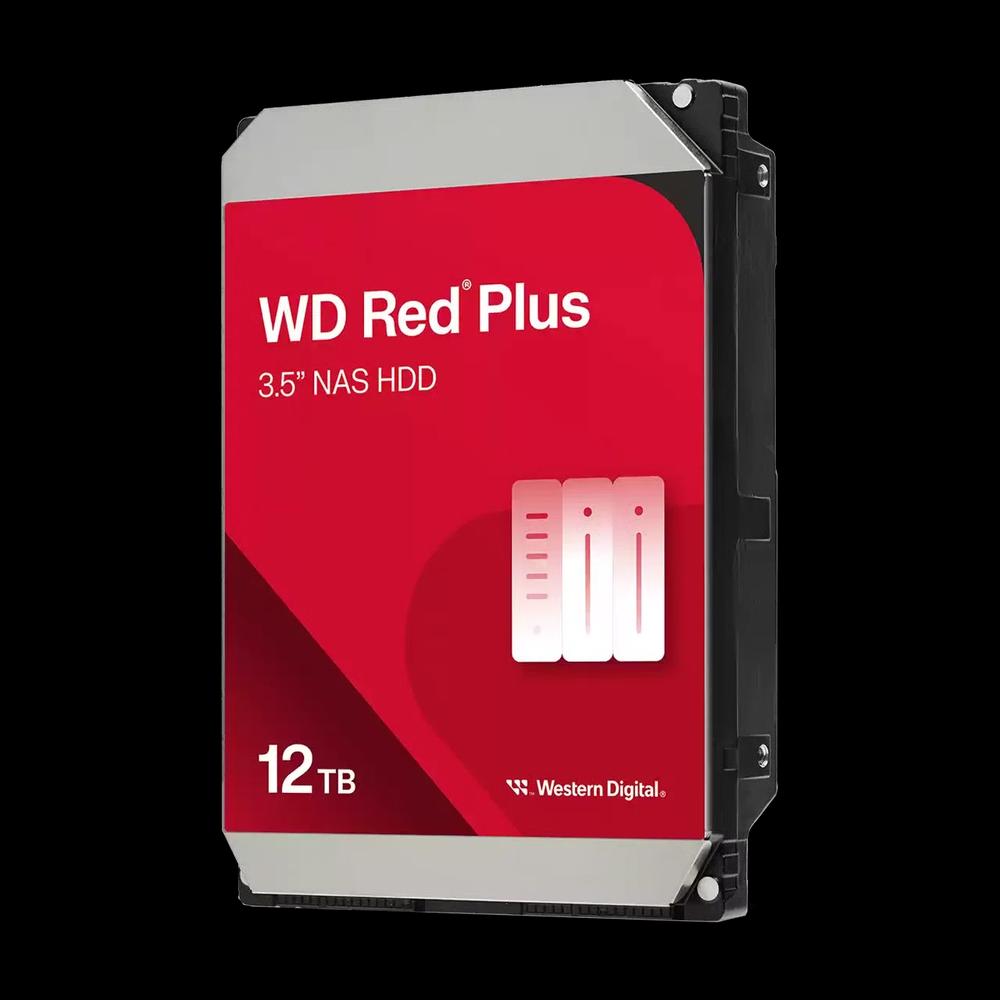WD Red Plus 12TB 7200rpm 512MB 3.5" NAS HDD (WD120EFGX) 1