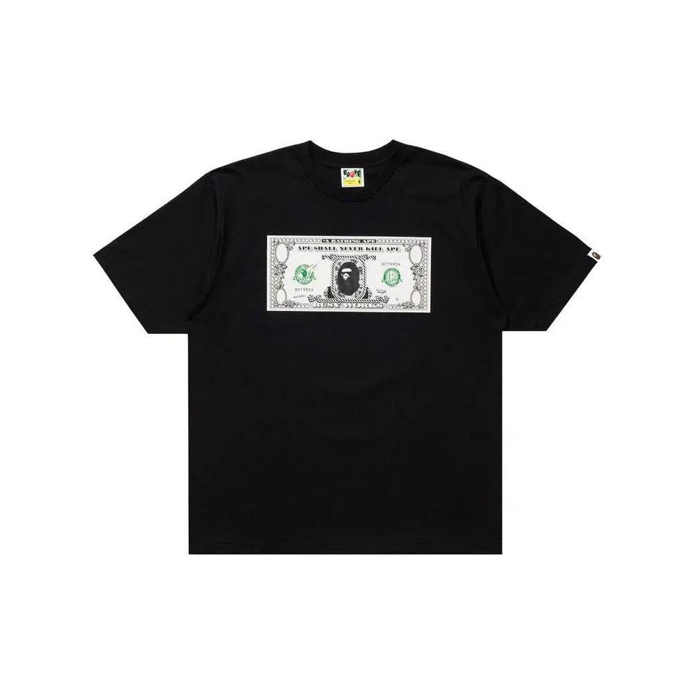 Футболки BAPE BAPE$ Classic Tee 'Black' 1