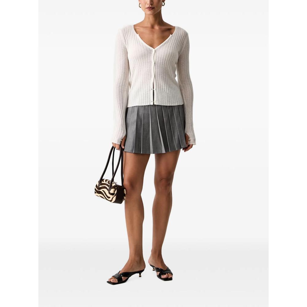 pleated-overlay skort 2