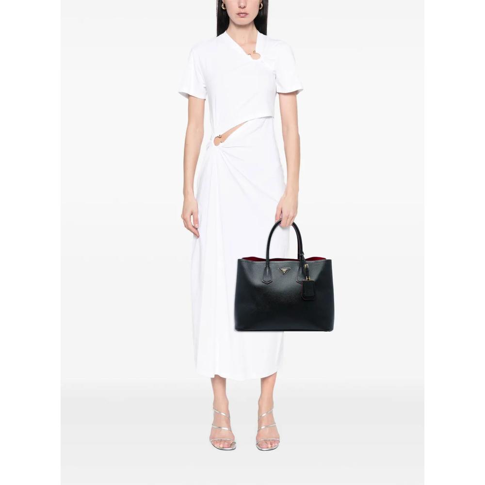 Большая сумка-сэтчел Saffiano Cuir Double (2013-2026 годы) 2
