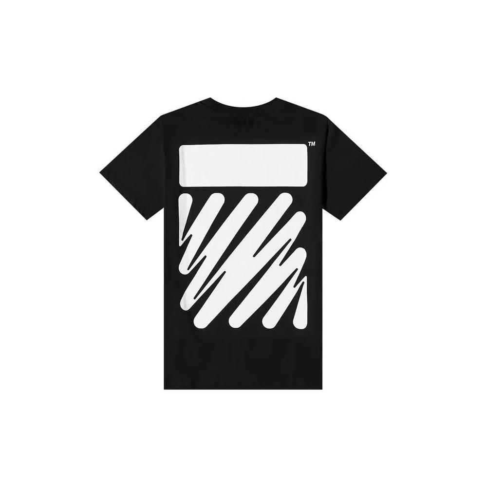 Футболки Off-White Wave Diag Slim Tee 'Black/White' 2