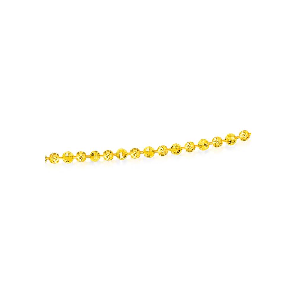 Цепочка-шарики из золота 916/22K R014 (2,00 мм, 45 см) 2
