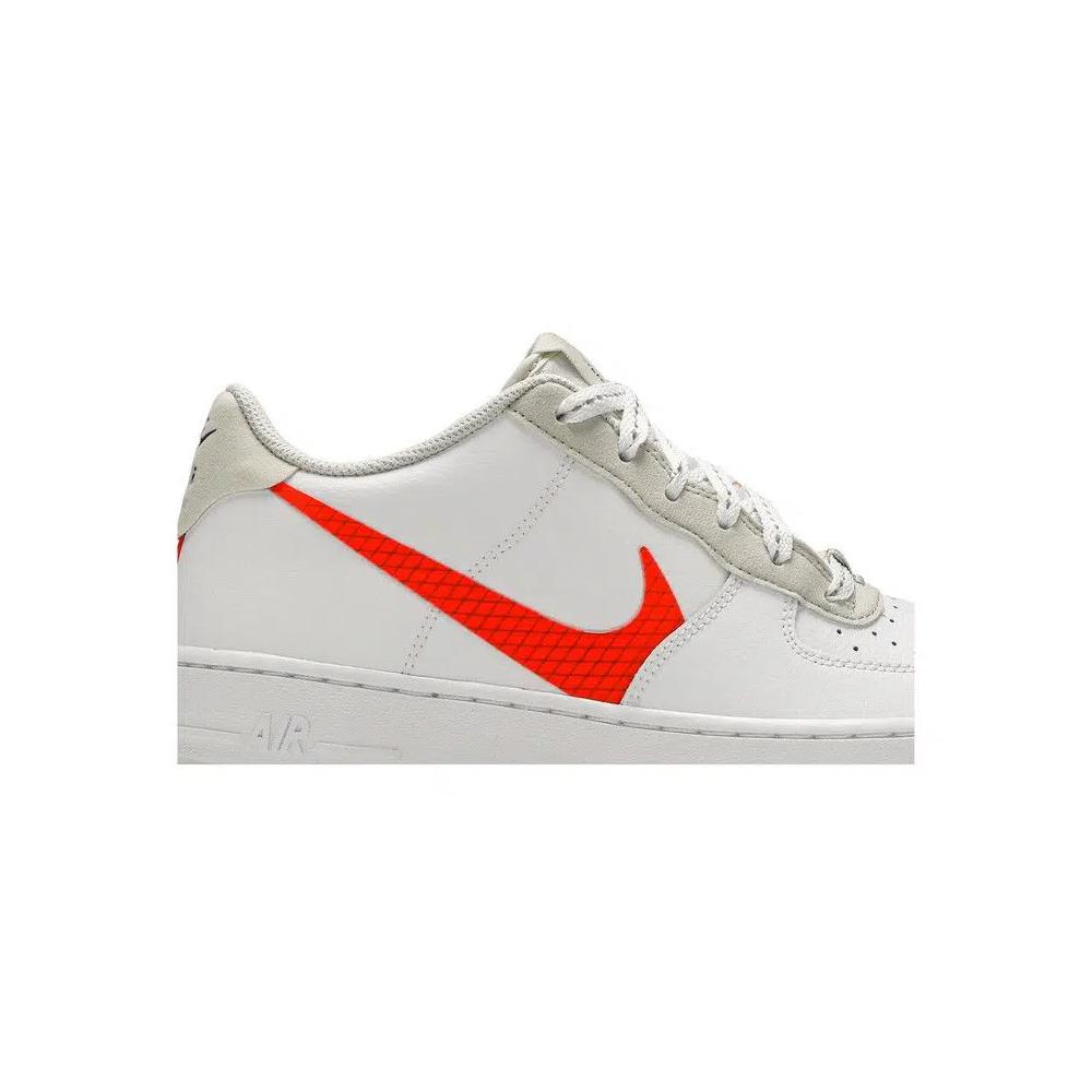 Кроссовки Nike Air Force 1 LV8 3 GS 'White Total Orange' 2
