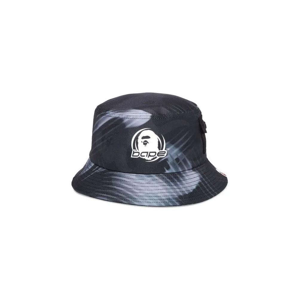 Панамы BAPE Stroke Camo Pocket Bucket Hat 'Black' 1