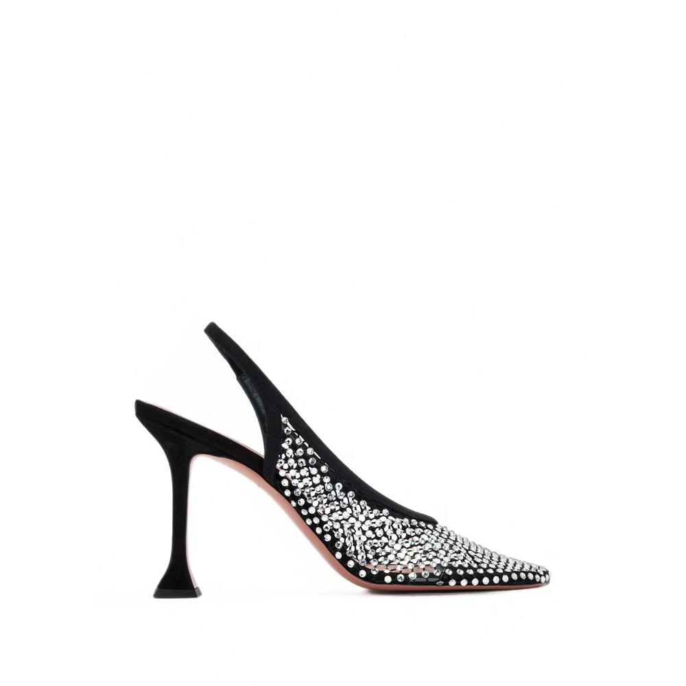 Dolly crystal-net slingback pumps 1