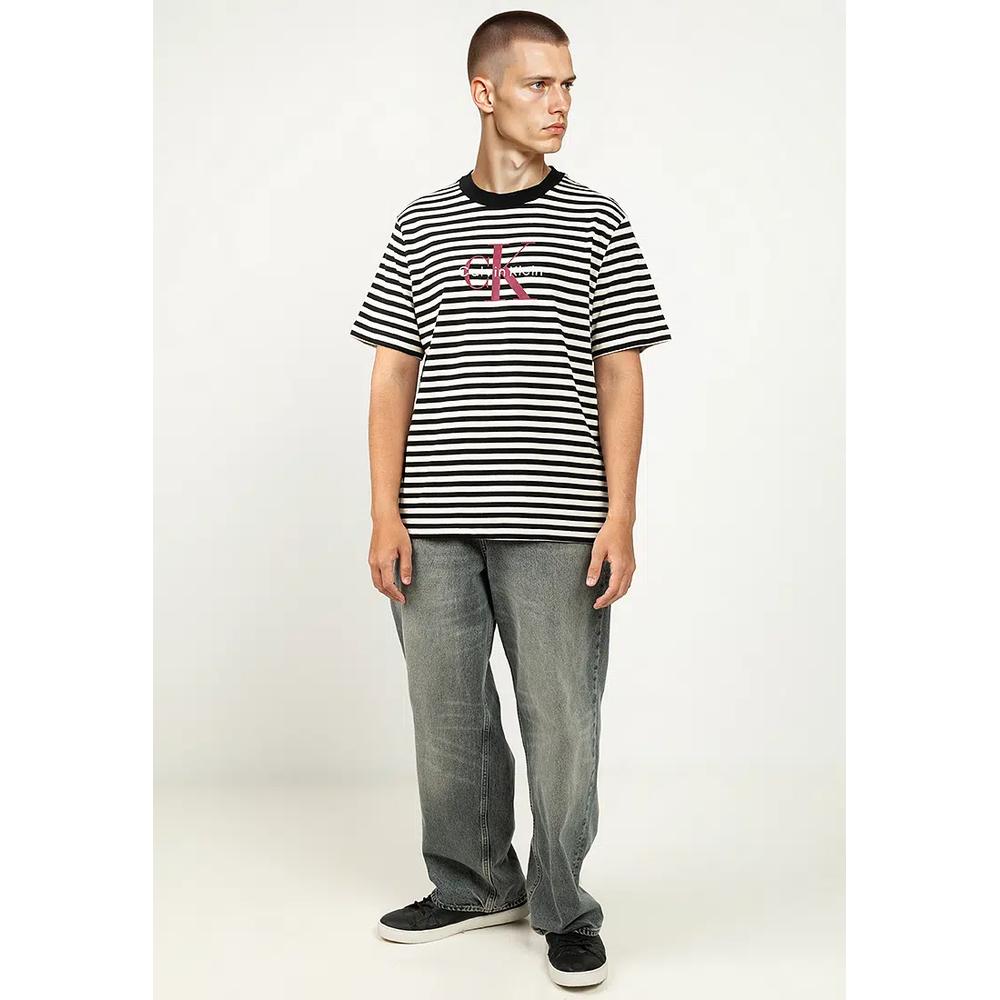 Футболка в полоску с монологом - Calvin Klein Jeans 4