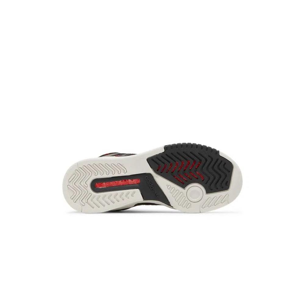 Кроссовки Adidas Drop Step J 'Black Vivid Red' 4
