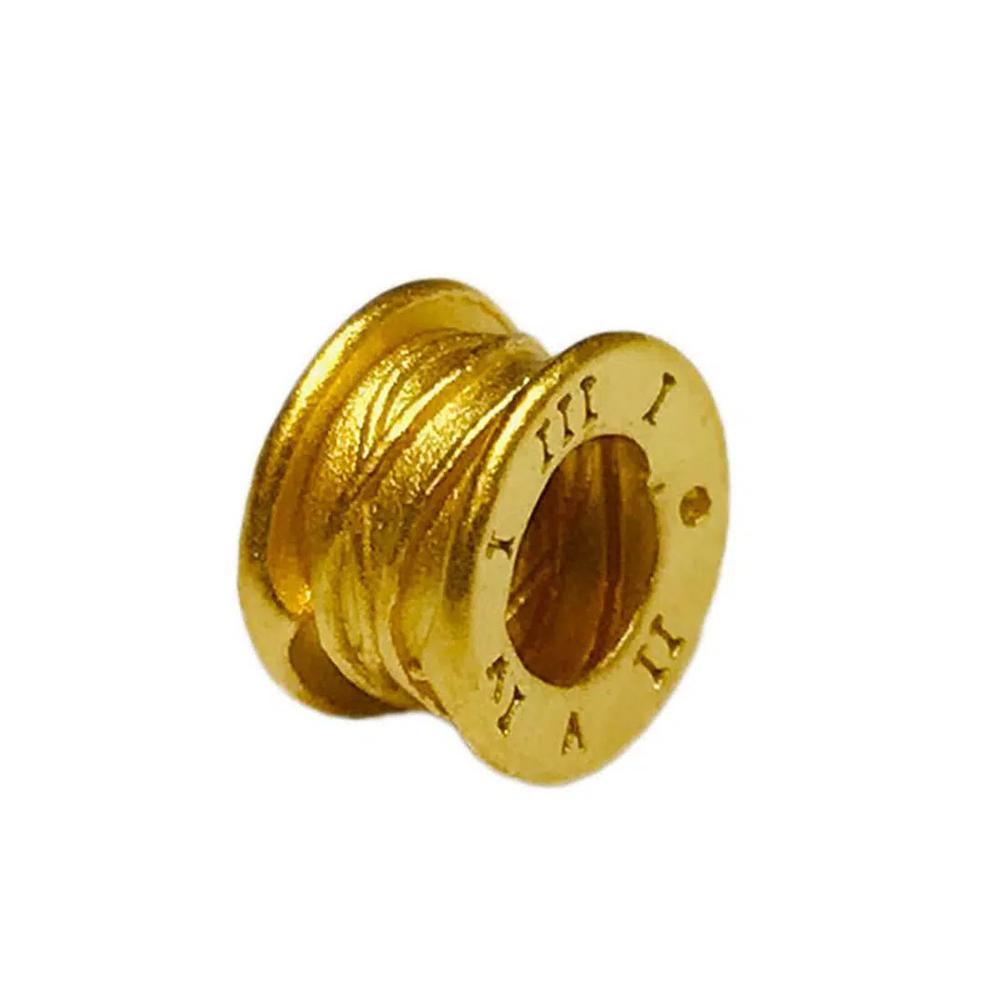 [SPECIAL] LITZ 999 (24K) Золотая подвеска-трубка «Вечная любовь» EPC1007 (0,22 г +/-) 2