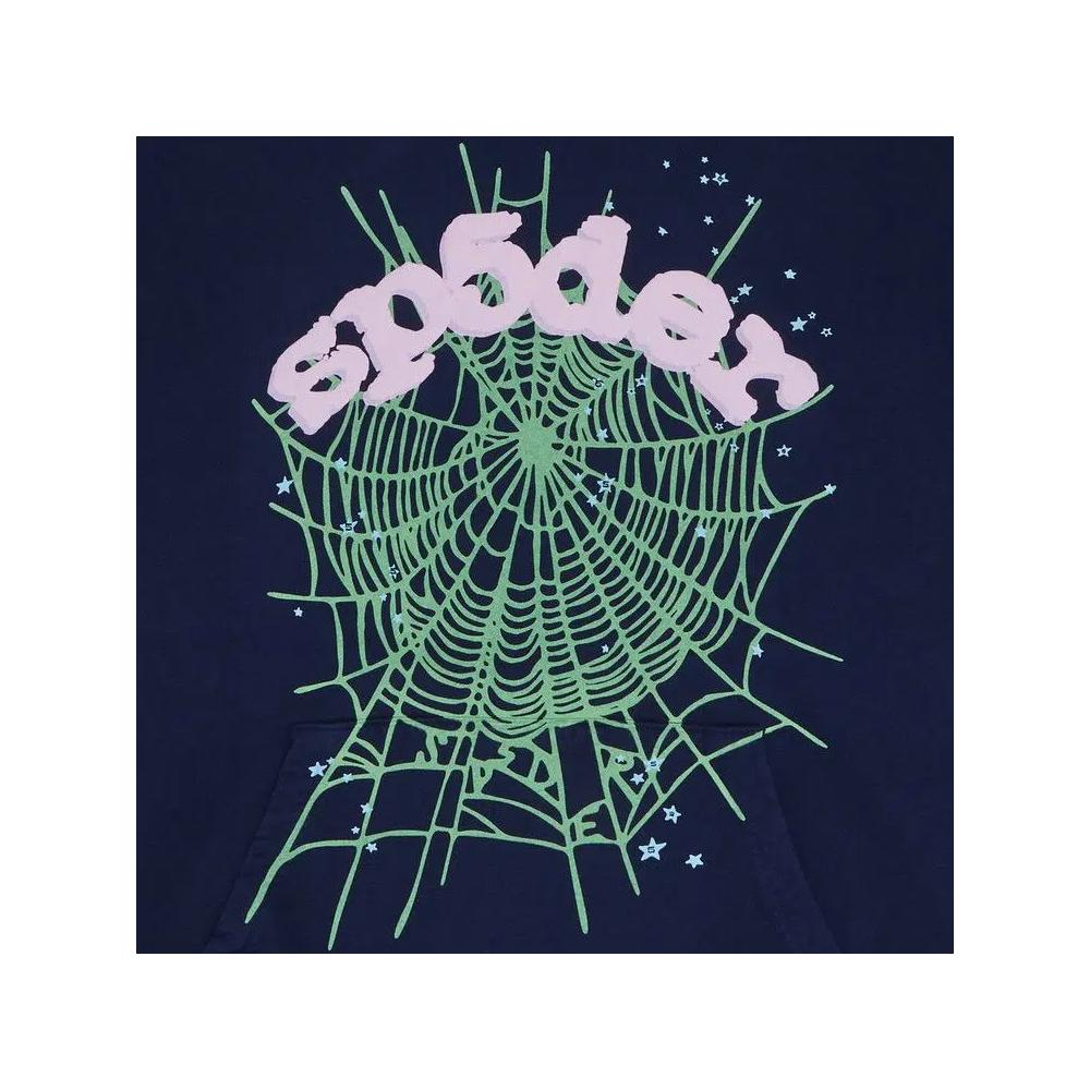 Худи Sp5der OG Web Hoodie «Navy» 3