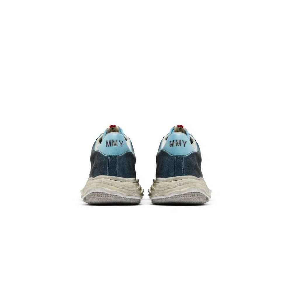Кроссовки Maison Mihara Yasuhiro Wayne OG Sole Distressed Leather Low 'Blue White' 6