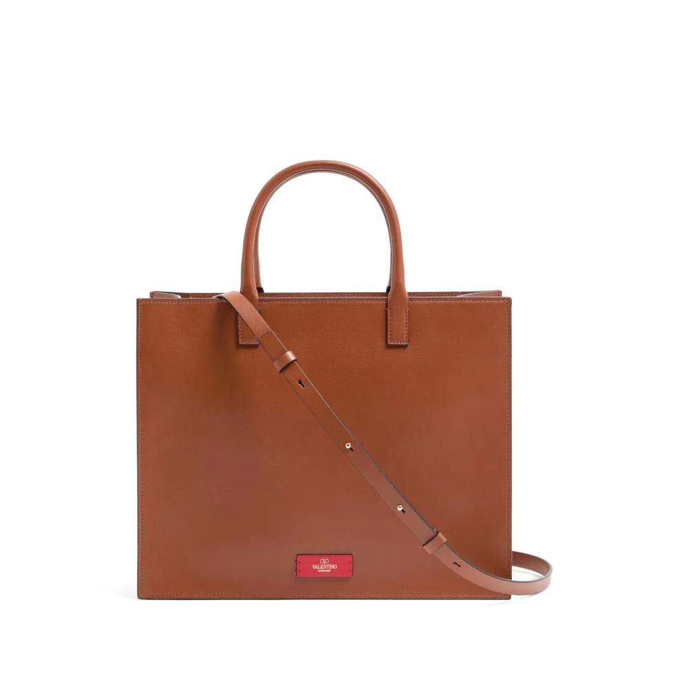 VLogo Walk calfskin shopping bag 2