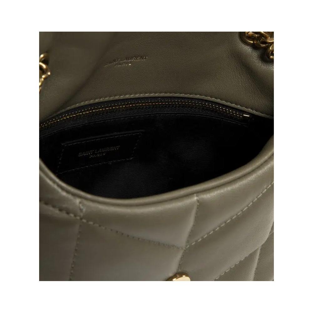 Сумки на плечо Saint Laurent Puffer Toy Quilted Shoulder Bag 'Сильный мох' 3