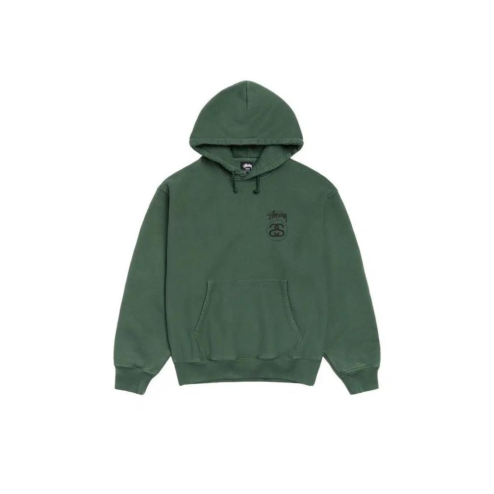 Худи Stussy Stock Link Pigment Dyed Hood «Pine» 1