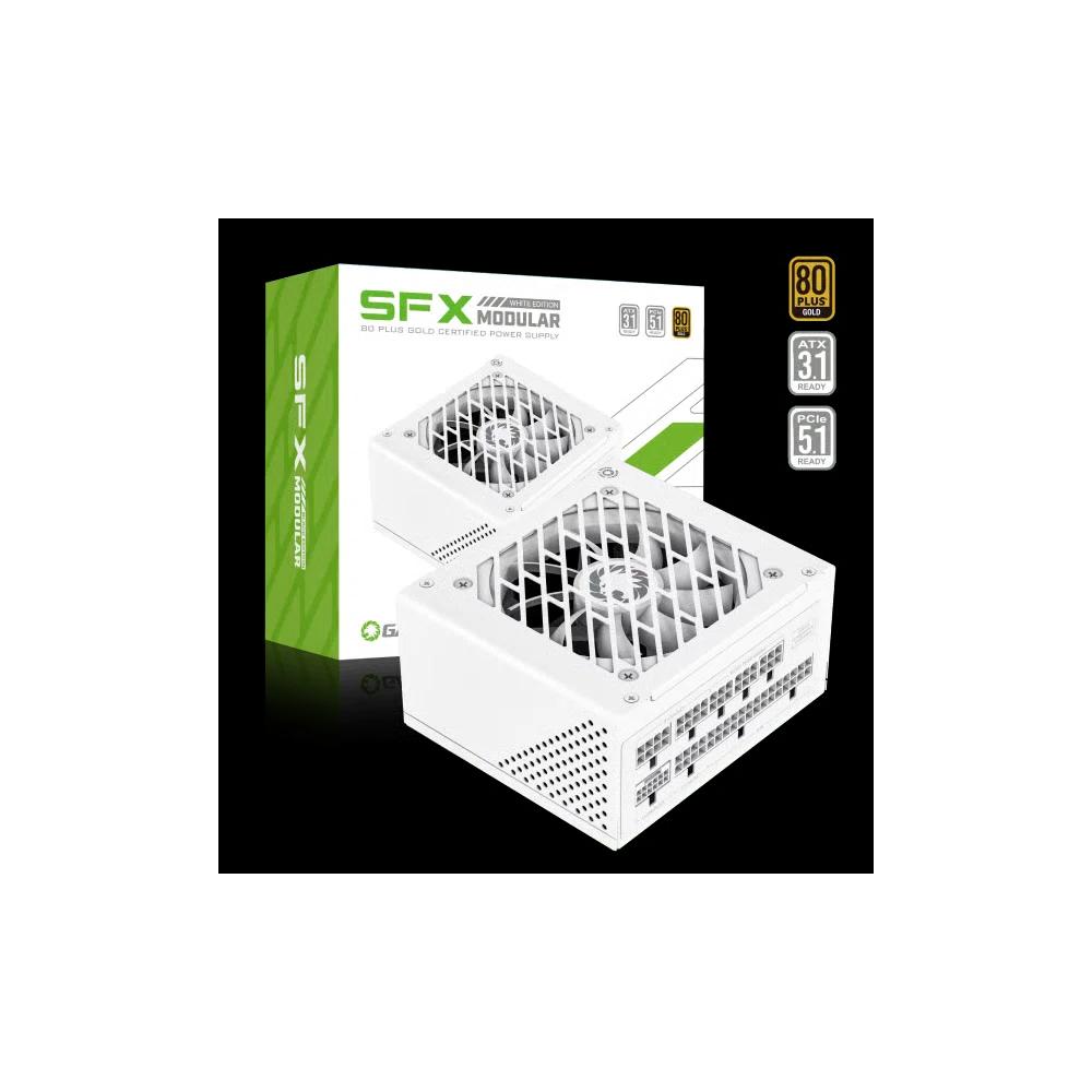 [SFX] GameMax GS-650G 650W ATX3.1 80Plus Gold  блок питания - белый 1