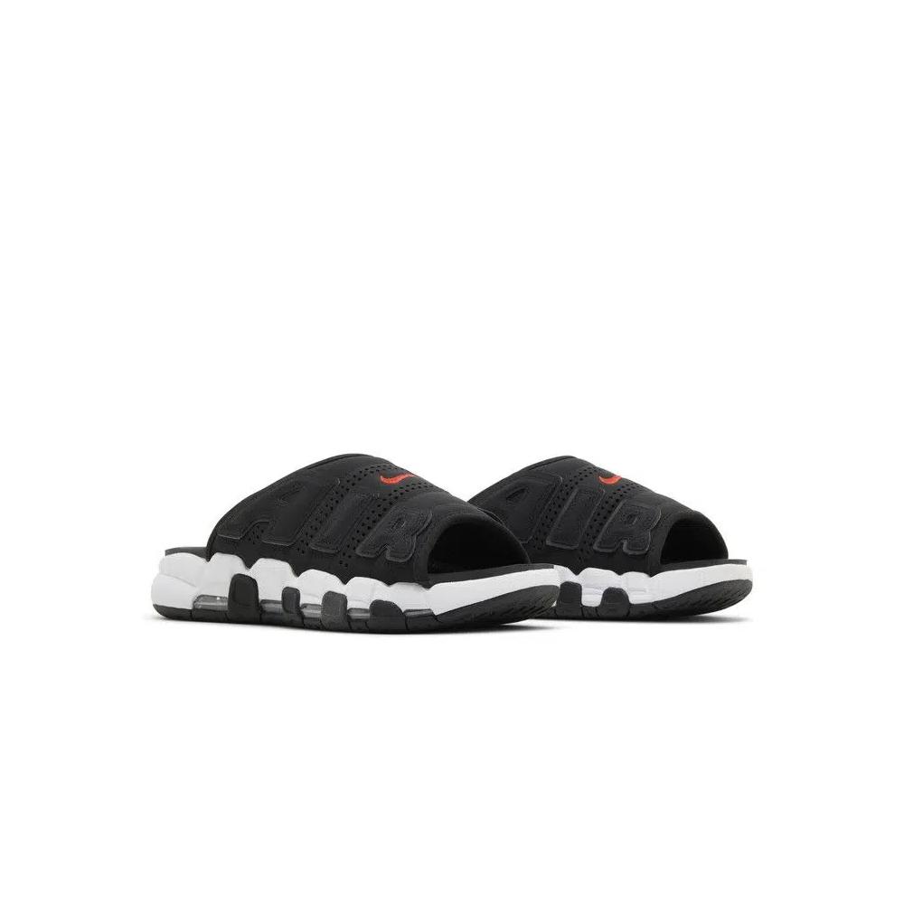 Слайды Nike Air More Uptempo Slide 'Black White Red' 8