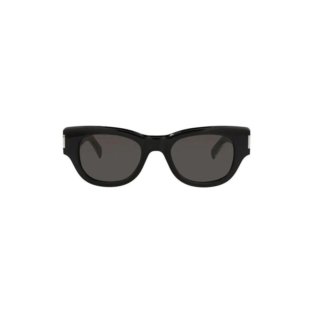 Очки Saint Laurent Cat Eye-Frame Recycled Acetate Sunglasses 'Черный кристально-серый' 1