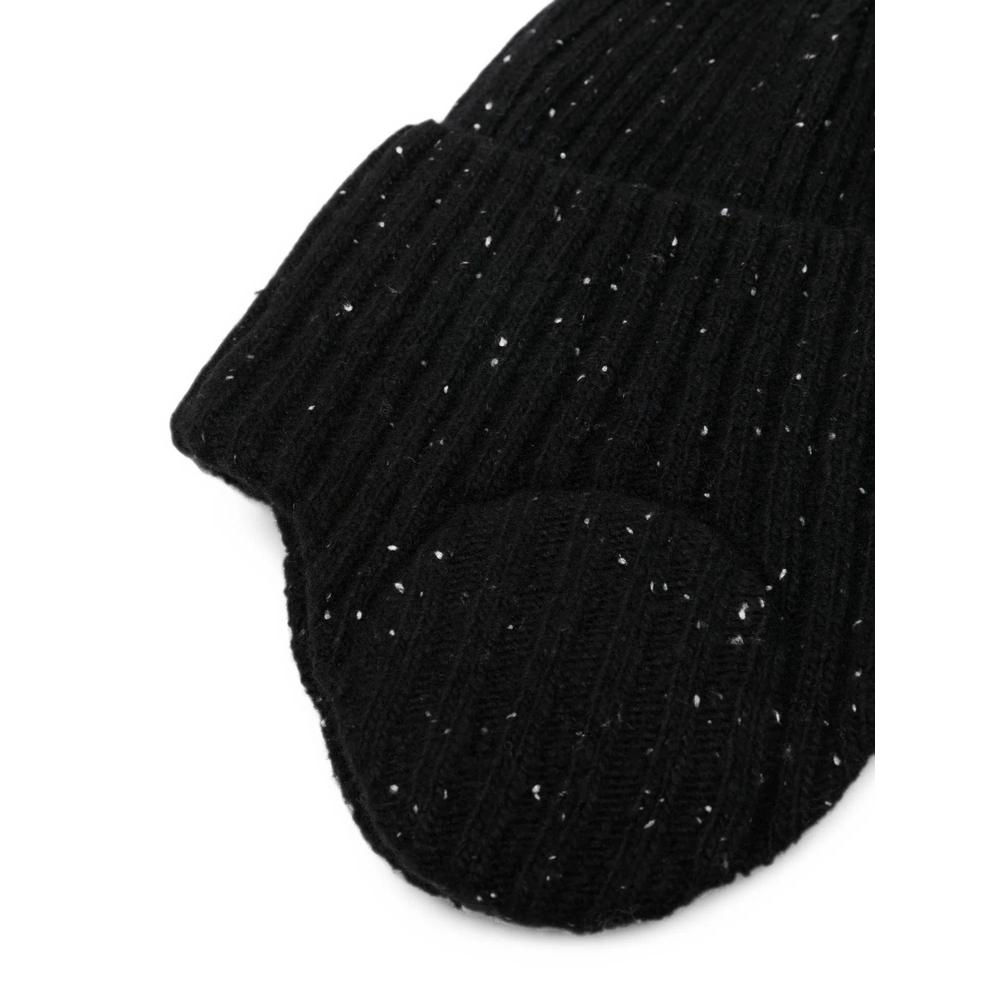 ribbed-knit ear-flap beanie hat 3