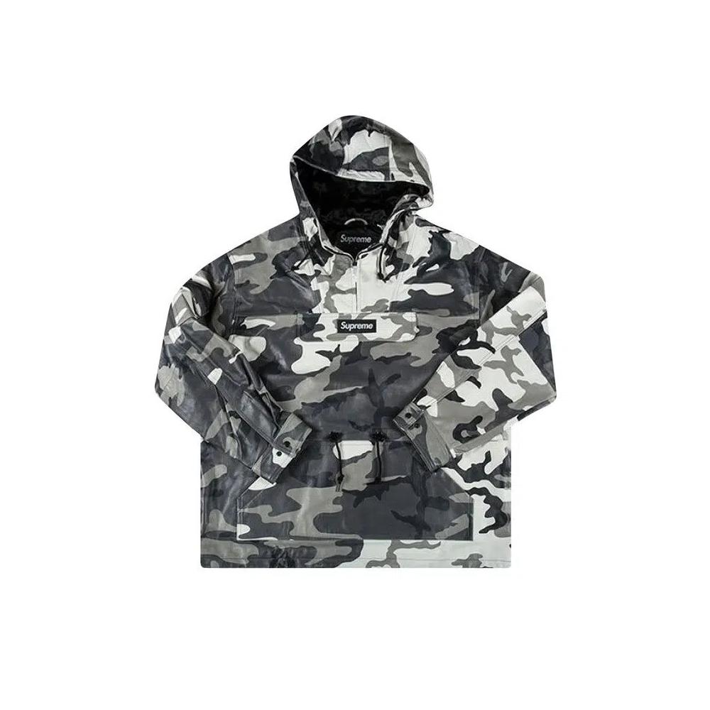 Анораки Supreme Leather Anorak 'Snow Camo' 1