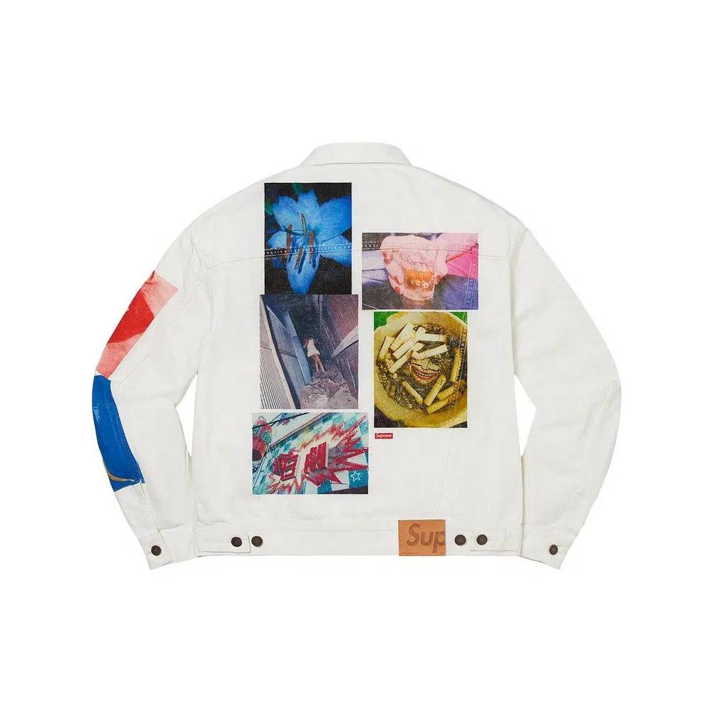 Джинсовые куртки Supreme Daidō Moriyama Denim Trucker Jacket 'White' 2