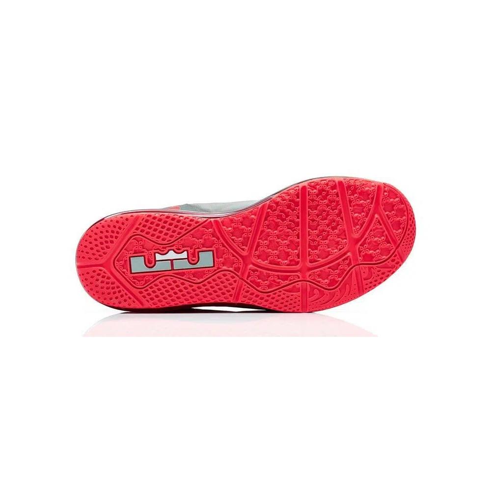 Кроссовки Nike LeBron 11 Low 'Base Grey Laser Crimson' 5