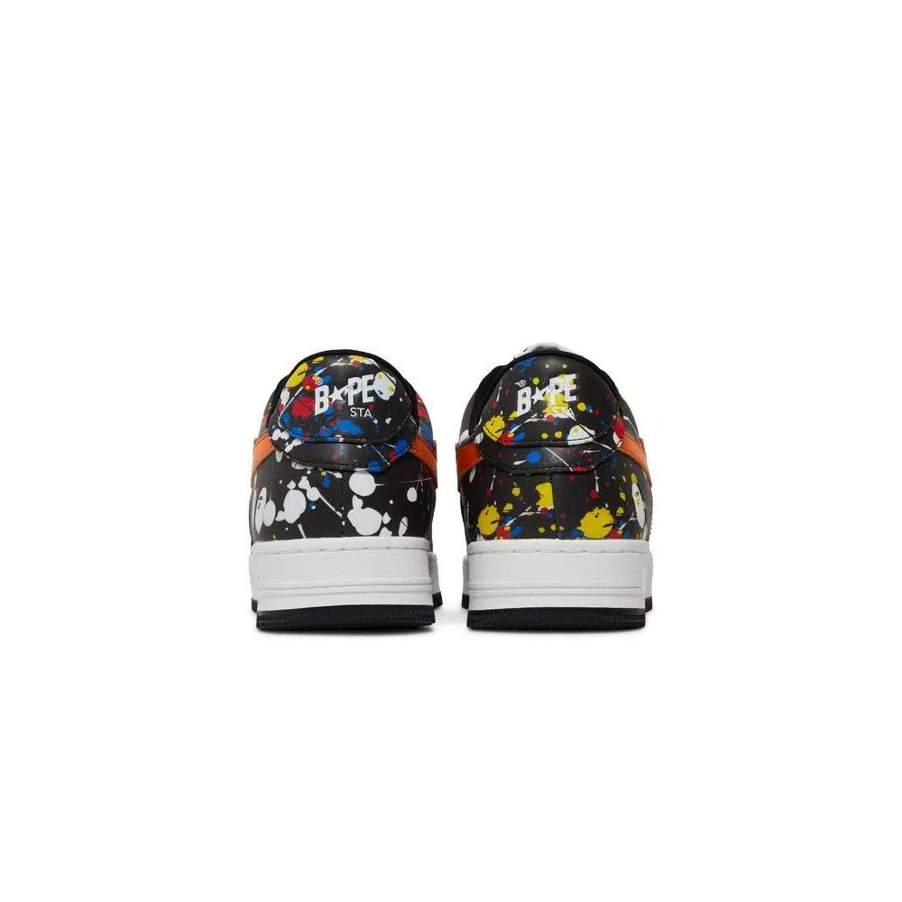 Повседневный Bapesta Low 'Paint Splatter - Black' 6