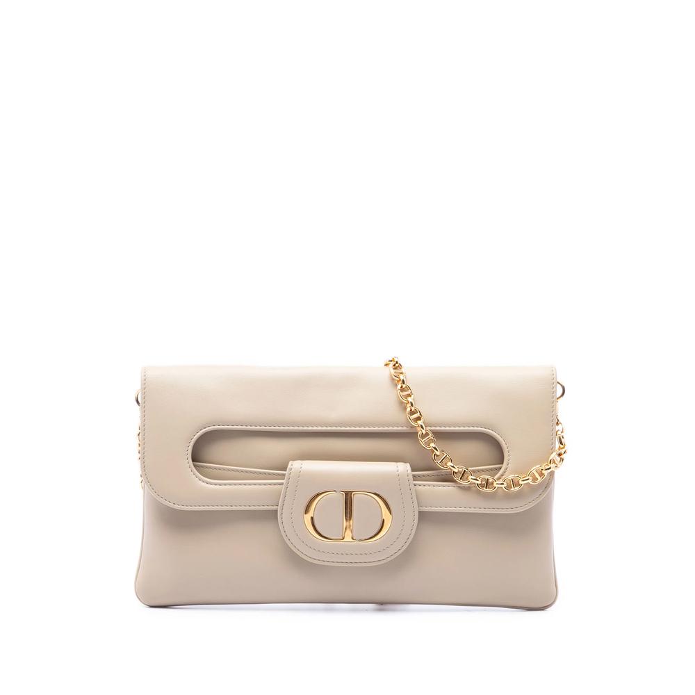 2021 Medium Calfskin DiorDouble Chain Bag crossbody bag 1