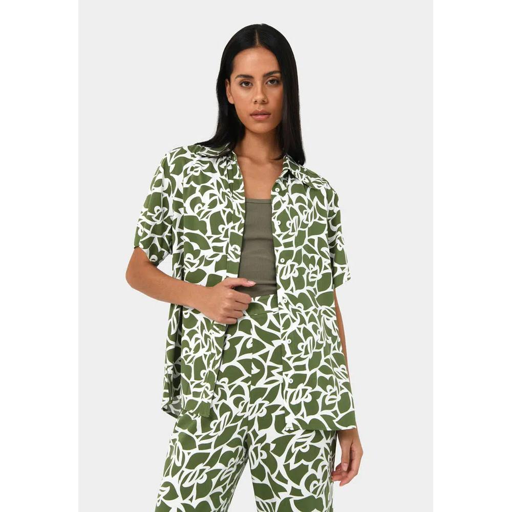 Свободная рубашка для отдыха Cecilie Wide Fit 2