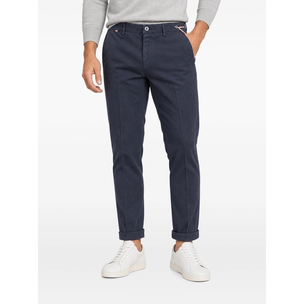 logo-patch turn-up trousers 2