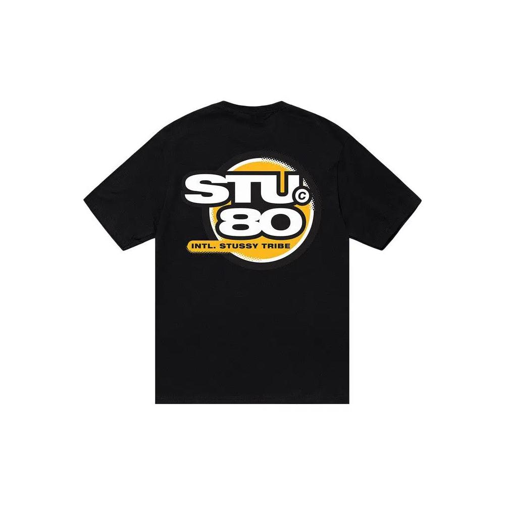 Футболки Stussy Hot 80 Tee 'Black' 2