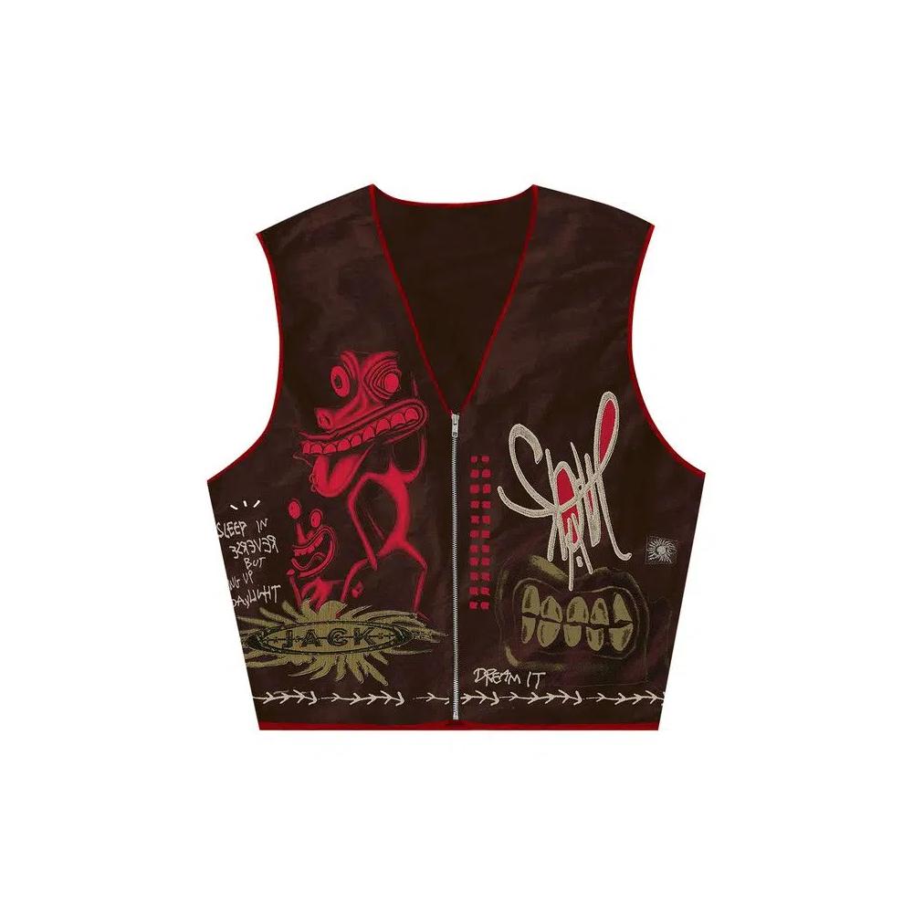 Жилеты Cactus Jack by Travis Scott Sleep In Reverse Vest 'Brown' 1