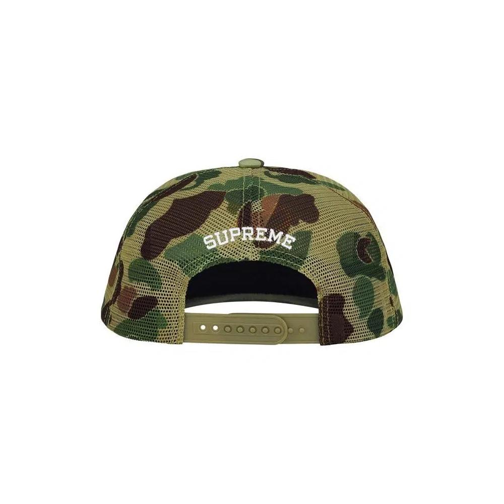 Кепки Supreme Contrast S Mesh Back 6-Panel 'Olive Camo' 2