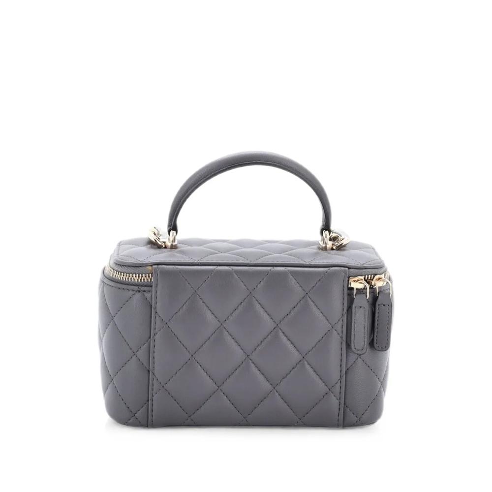 Маленькая сумка через плечо Classic Top Handle Vanity Case с цепочкой 2