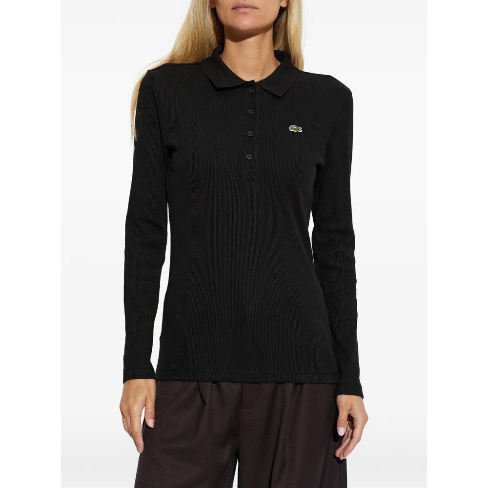 ribbed long-sleeve polo shirt 3