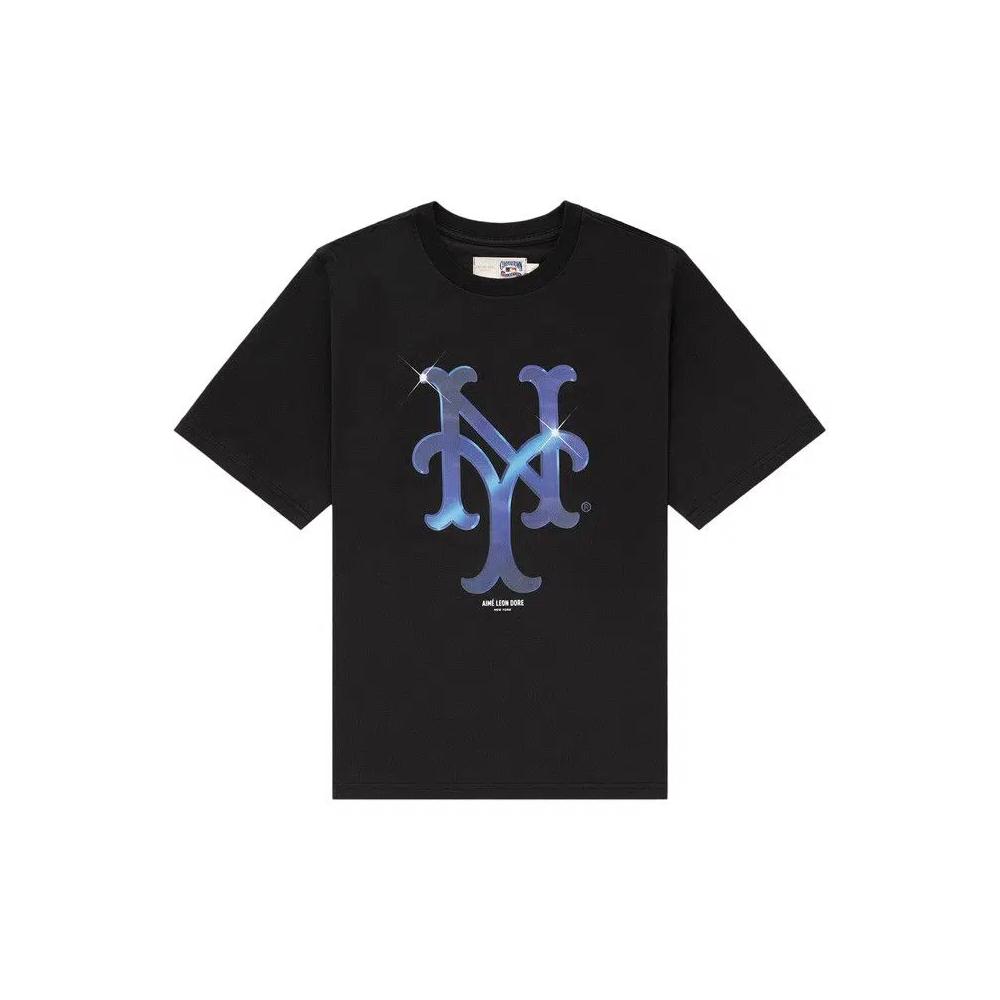 Футболки Aimé Leon Dore x New York Mets Logo Tee 'Jet Black' 1