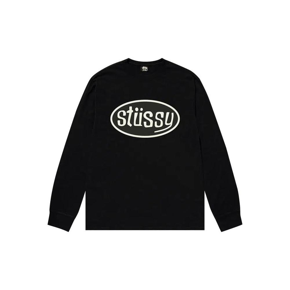 Футболка Stussy Pitstop Long-Sleeve Tee 'Black' 1