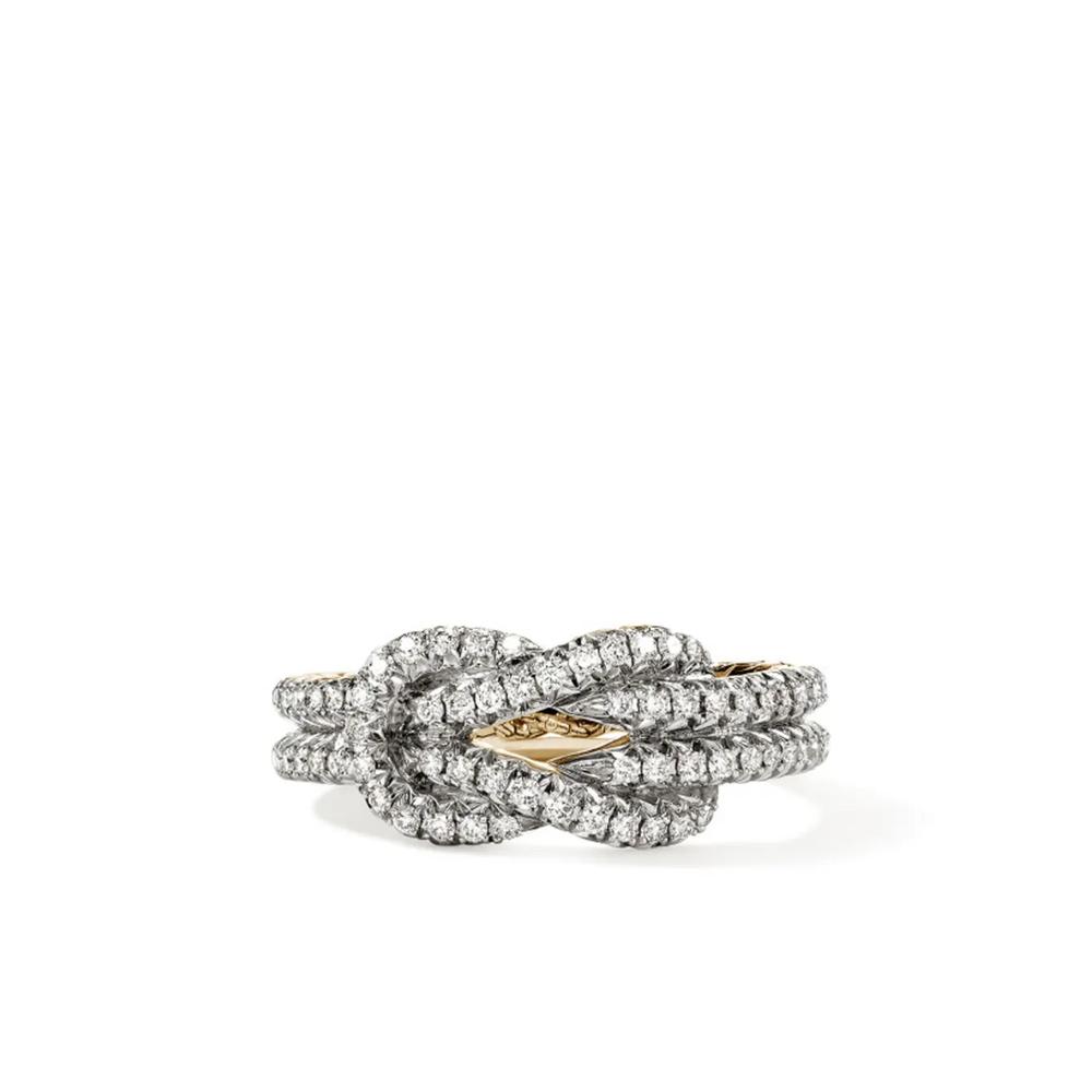 Кольцо Love Knot из желтого золота 1