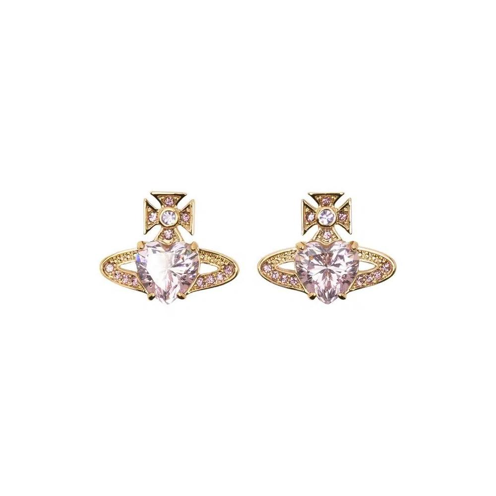 Серьги Vivienne Westwood Ariella 'Gold/Light Pink' 1
