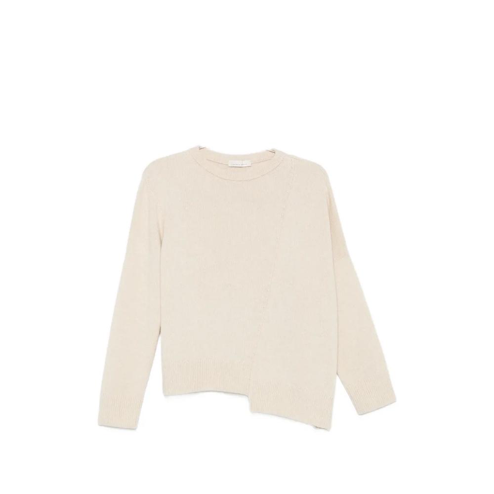 asymmetric-hem sweater 1
