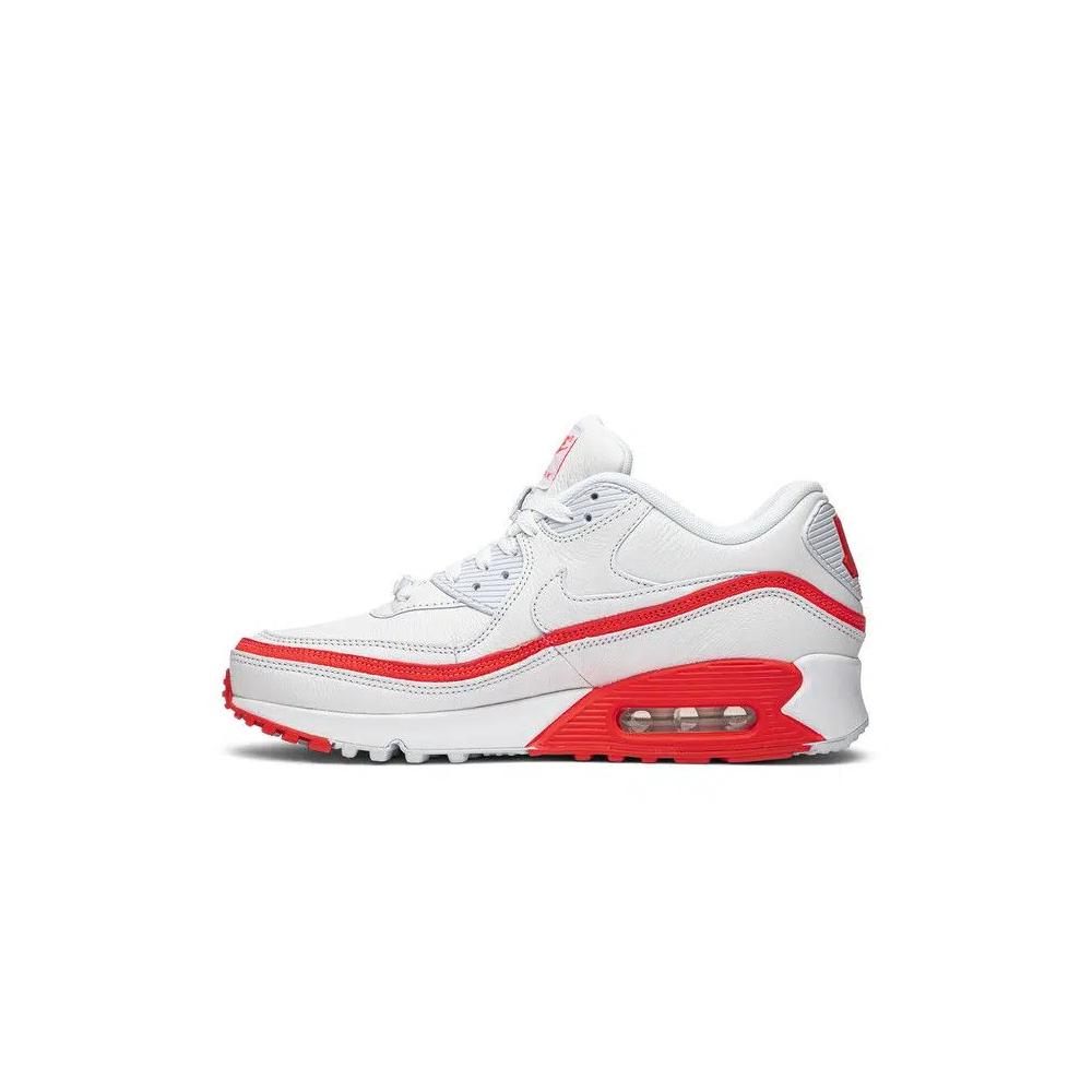 Кроссовки Undefeated x Nike Air Max 90 'White Solar Red' 3