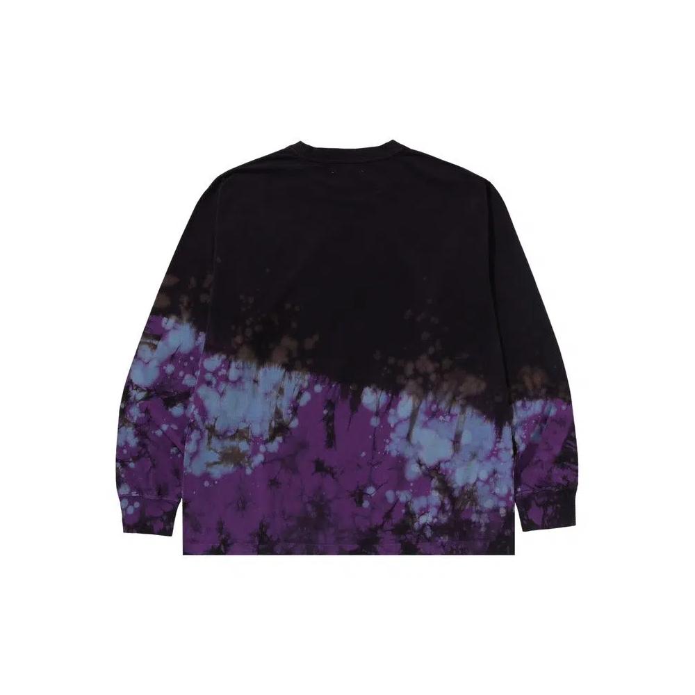 Футболки с длинным рукавом BAPE Tie Dye Ape Head Relaxed Fit Long-Sleeve Tee 'Black' 2