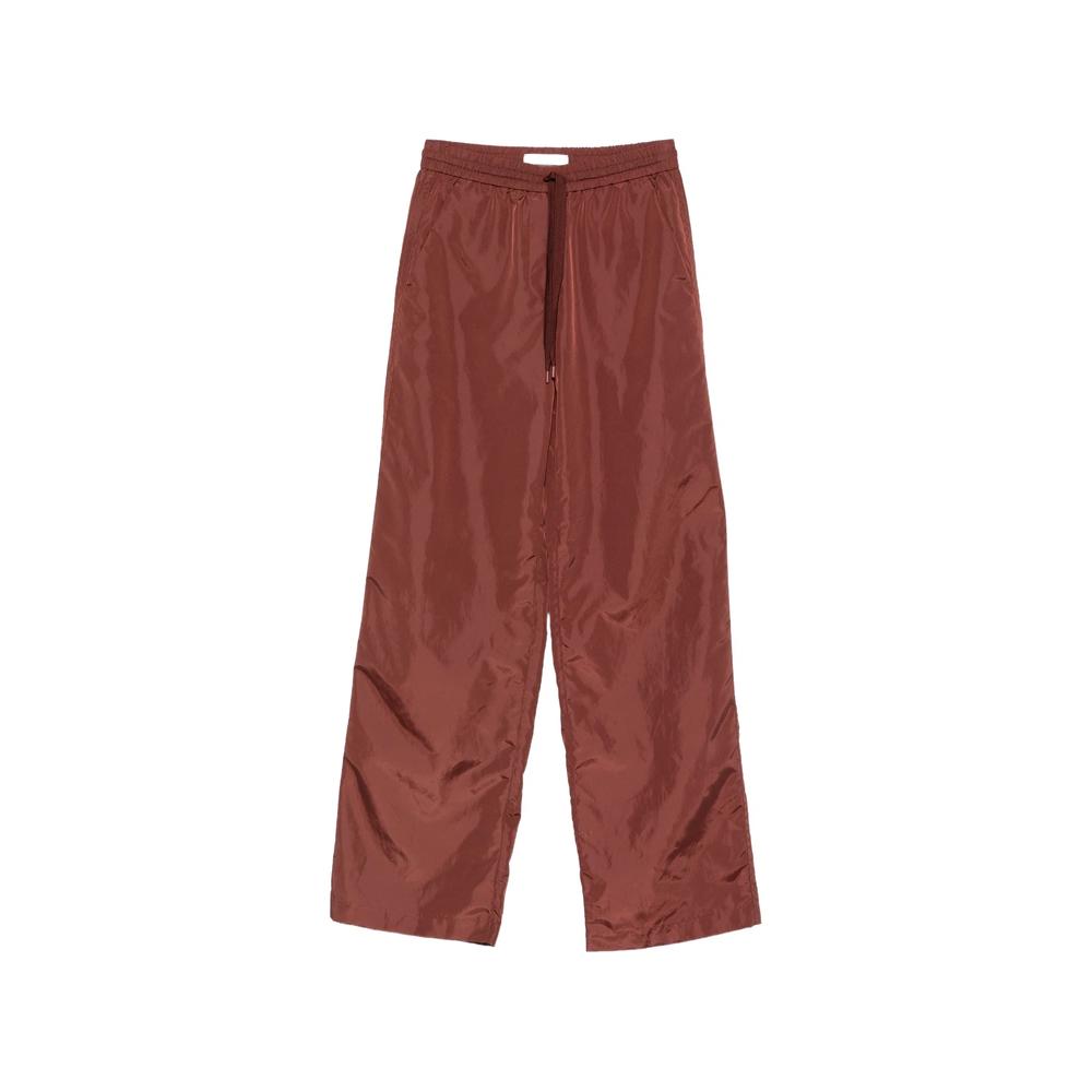 Sporty Elegance drawstring track pants 1