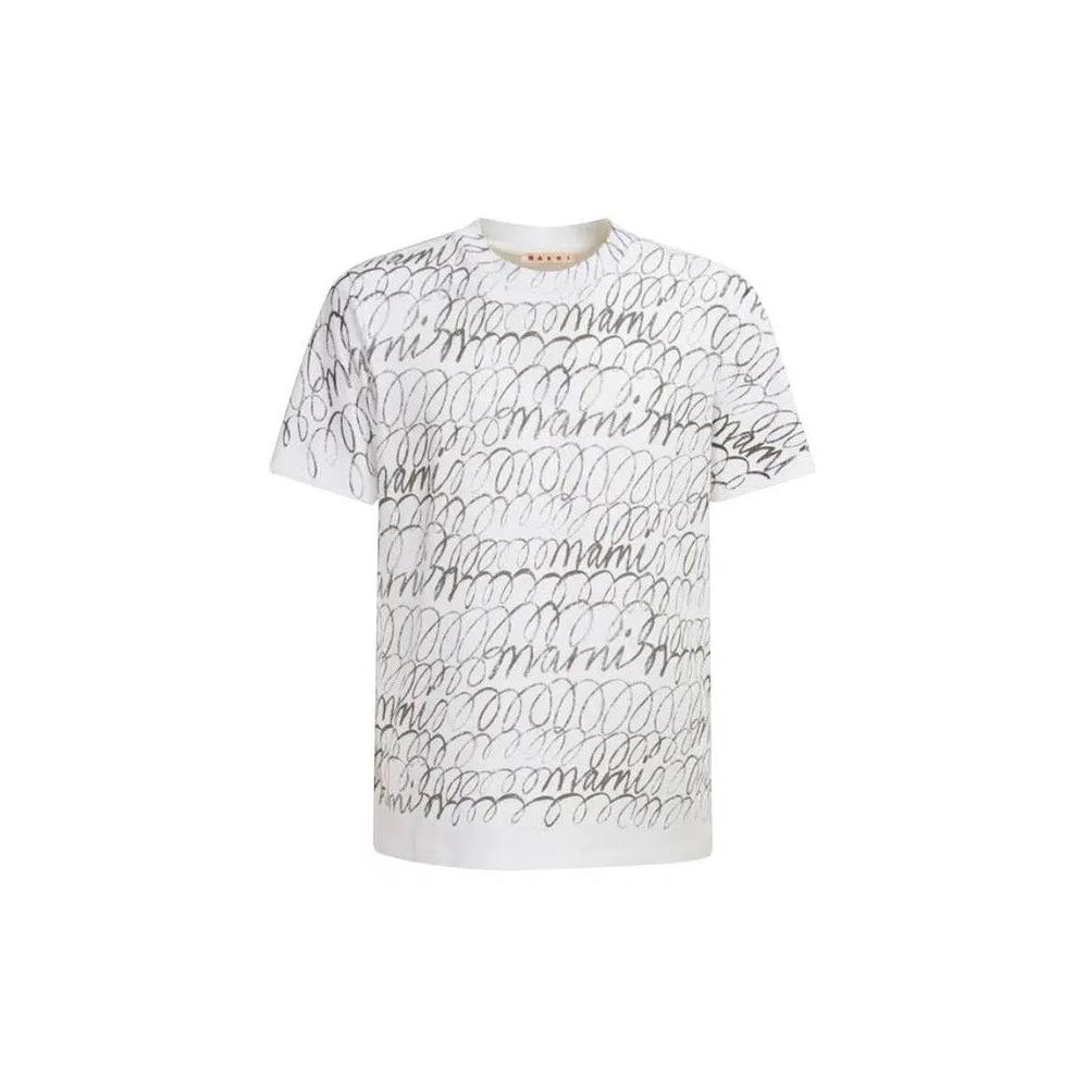 Футболки Marni T-Shirt 'Лилейно-белый' 1